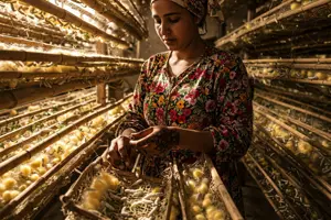        العمال المتخصصون في خلايا النحل وتربية دود القز وحيوانات التهجين 